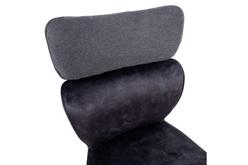 Eddy Chair Mørkegrå Velour - Møbler - Stole & lænestole - Spisebordsstole & køkkenstole