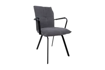 Eddy Chair med armlæn Grå - Møbler - Stole & lænestole - Spisebordsstole & køkkenstole