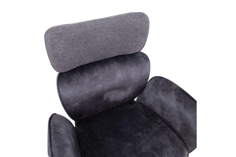 Eddy Chair med armlæn Mørkegrå Velour - Møbler - Stole & lænestole - Spisebordsstole & køkkenstole