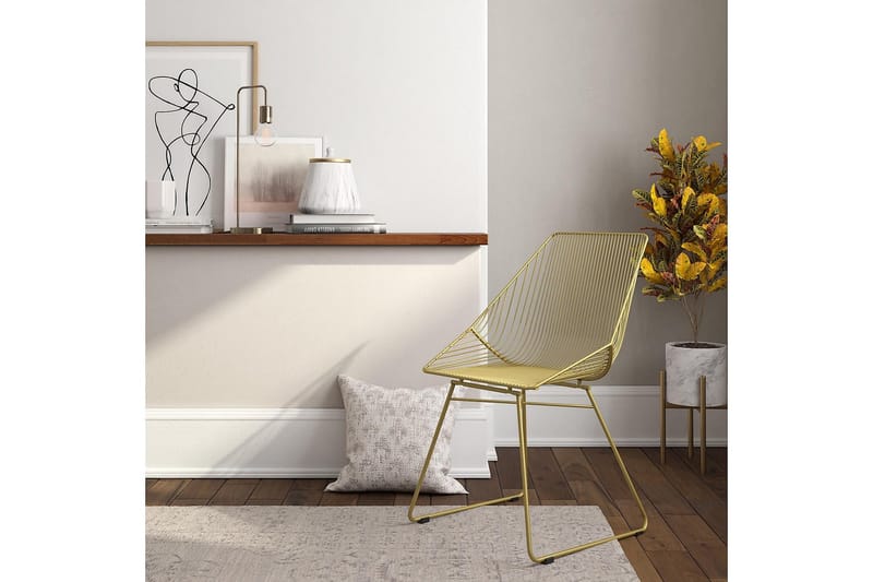 Ellis Spisebordsstol Guld - CosmoLiving - Møbler - Stole & lænestole - Spisebordsstole & køkkenstole