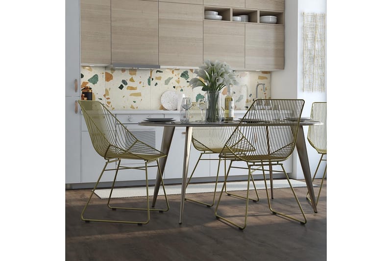 Ellis Spisebordsstol Guld - CosmoLiving - Møbler - Stole & lænestole - Spisebordsstole & køkkenstole