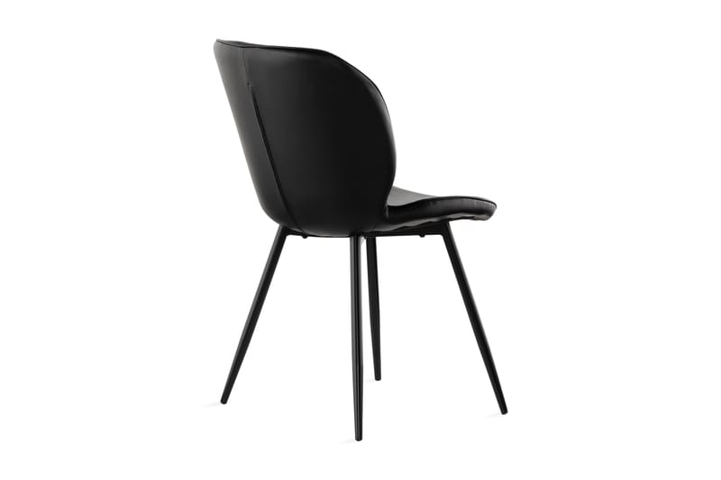 Esrin Spisebordsstol - Sort/Kunstlæder - Spisebordsstole & køkkenstole
