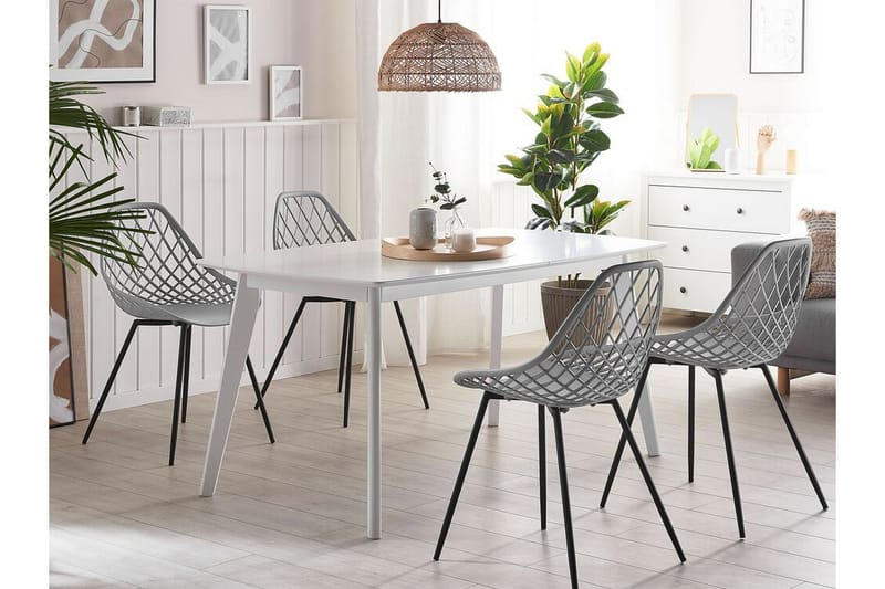 Eyton Stol 2 stk - Grå - Spisebordsstole & køkkenstole
