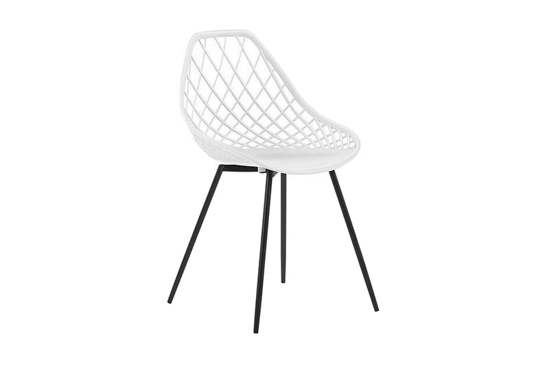 Eyton Stol 2 stk - Hvid - Spisebordsstole & køkkenstole