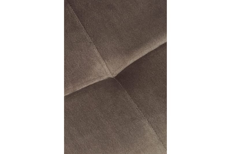 Fadila spisebordsstol velour 2 stk. - Grå - Møbler - Stole & lænestole - Spisebordsstole & køkkenstole