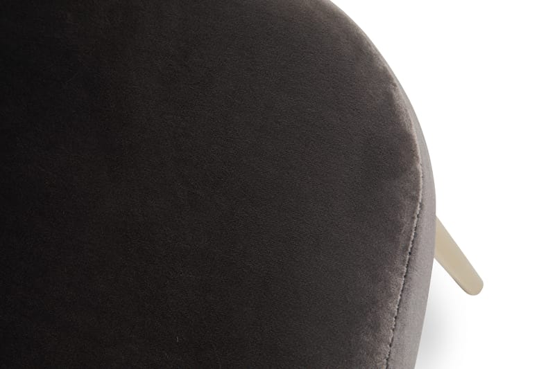 Felipe Spisebordsstol Velour - Grå/Messing - Møbler - Stole & lænestole - Spisebordsstole & køkkenstole