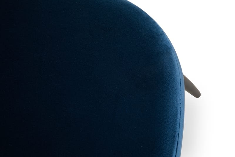Felipe Spisebordsstol Velour - Mørkeblå/Sort - Spisebordsstole & køkkenstole