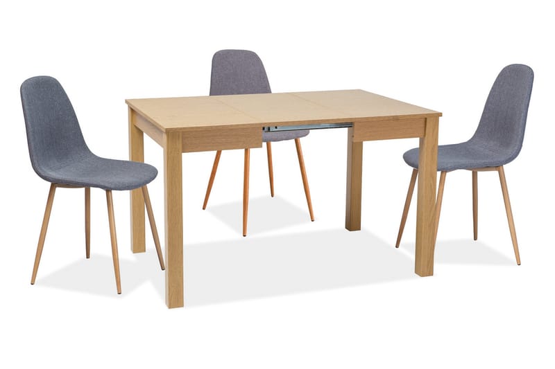 Foxan Spisebordsstol 4 stk - Grå - Spisebordsstole & køkkenstole