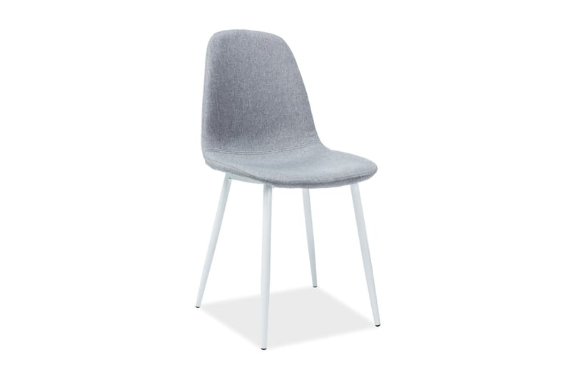 Foxan Spisebordsstol - Grå/Hvid - Møbler - Stole & lænestole - Spisebordsstole & køkkenstole