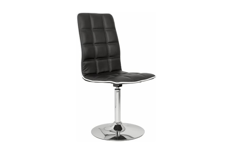 Frida Spisebordsstol Kunstlæder, Sort