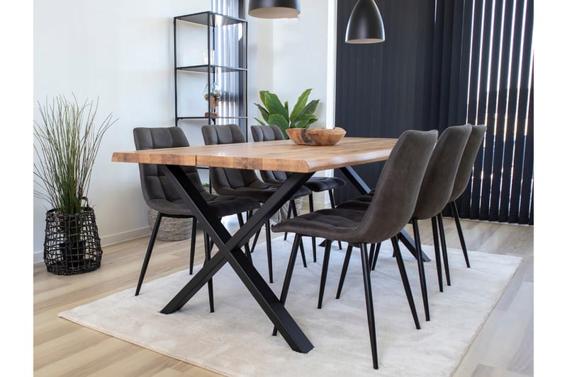 Gasquet spisebordsstole - Grå - Spisebordsstole & køkkenstole