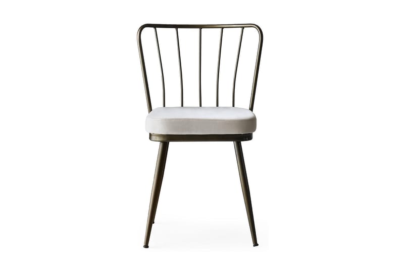 Geeknoll Spisebordsstol 2 stk - Mørkebrun/Hvid - Spisebordsstole & køkkenstole