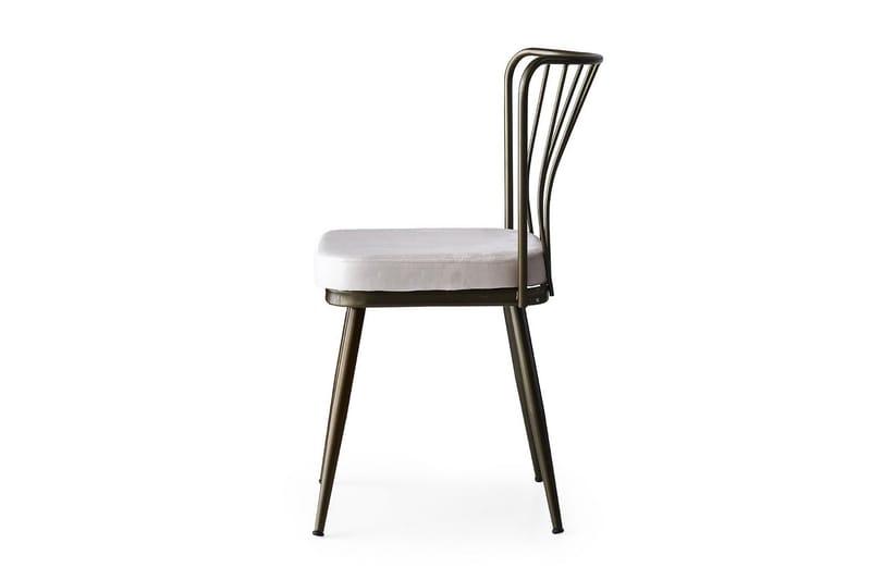 Geeknoll Spisebordsstol 2 stk - Mørkebrun/Hvid - Spisebordsstole & køkkenstole