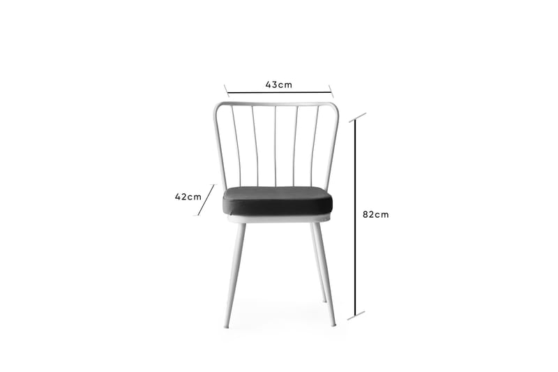 Geeknoll Spisebordsstol 4 stk - Hvid - Spisebordsstole & køkkenstole