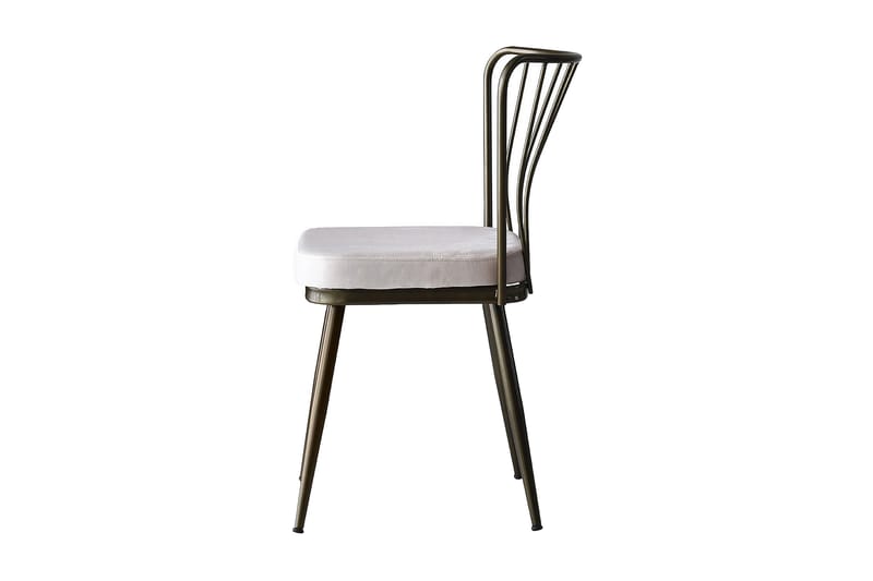 Geeknoll Spisebordsstol - Mørkebrun/Hvid - Møbler - Stole & lænestole - Spisebordsstole & køkkenstole