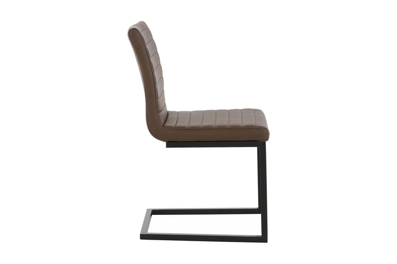 Geronimo Spisebordsstol - PU/Brun/Metal - Møbler - Stole & lænestole - Spisebordsstole & køkkenstole