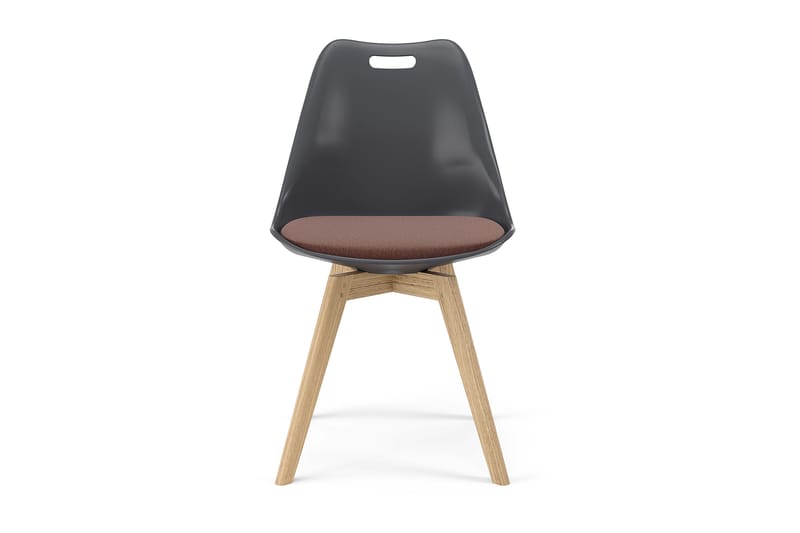 Gina Udvideligt Spisebord 90 cm - Grå/Brun - Spisebordsstole & køkkenstole