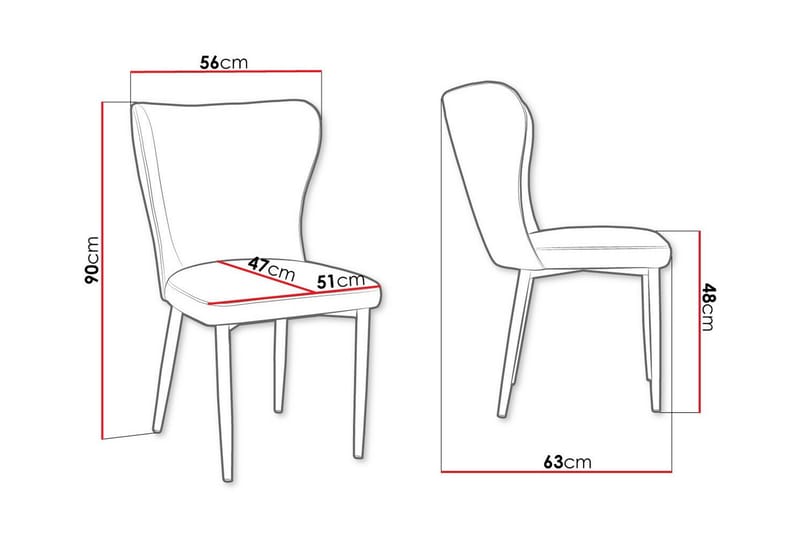 Glenarm Spisebordsstol i Fløjl med Metalfinish - Smaragdgrøn - Møbler - Stole & lænestole - Spisebordsstole & køkkenstole
