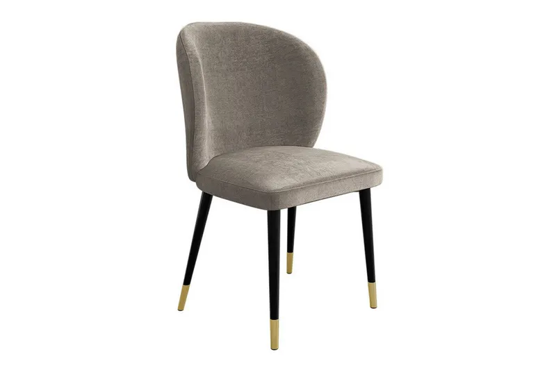 Glenarm Spisebordsstol i Stof med Metalben, Taupe