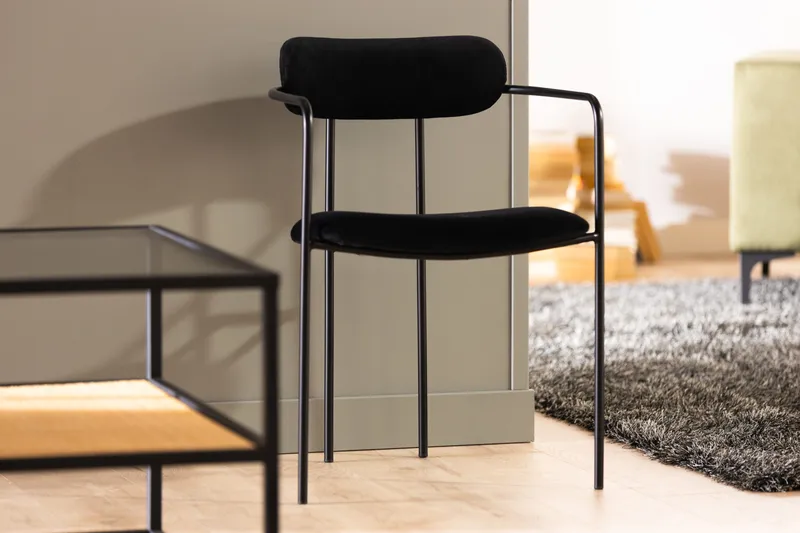 Gordana Stole - Sort - Møbler - Stole & lænestole - Spisebordsstole & køkkenstole