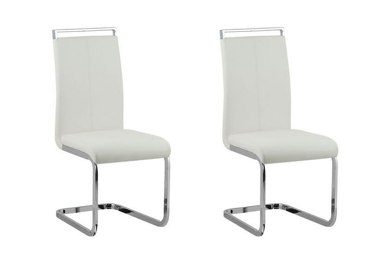 Greedin Spisebordsstol 2stk - Kunstlæder/Cremebeige - Møbler - Stole & lænestole - Spisebordsstole & køkkenstole