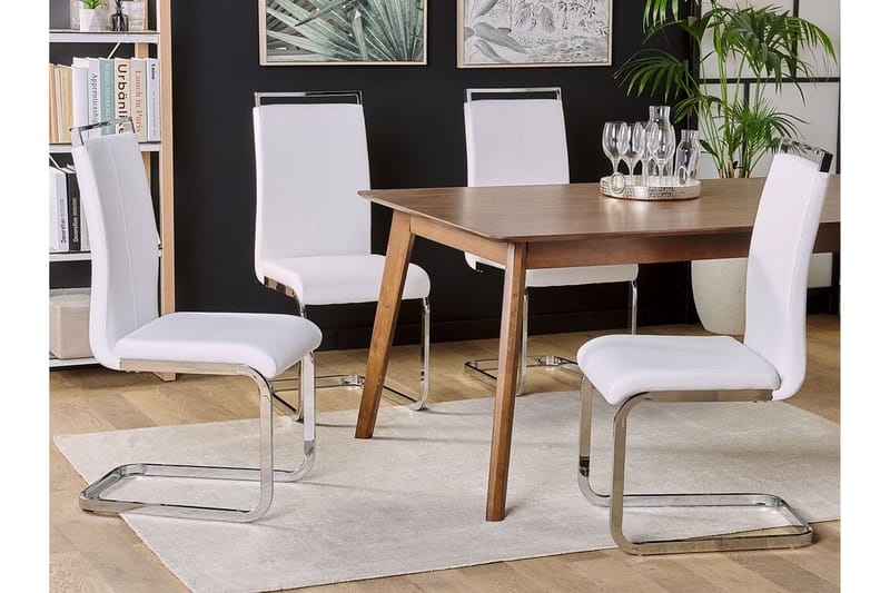 Greedin Spisebordsstol 2stk - Kunstlæder/Cremebeige - Møbler - Stole & lænestole - Spisebordsstole & køkkenstole