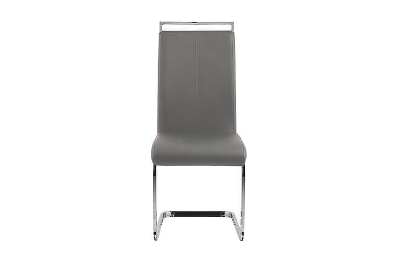 Greedin Spisebordsstol 2stk - Kunstlæder/Grå - Spisebordsstole & køkkenstole