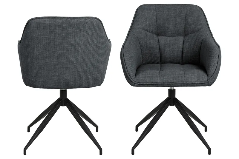 Harford Armlænsstol - Grå - Møbler - Stole & lænestole - Spisebordsstole & køkkenstole