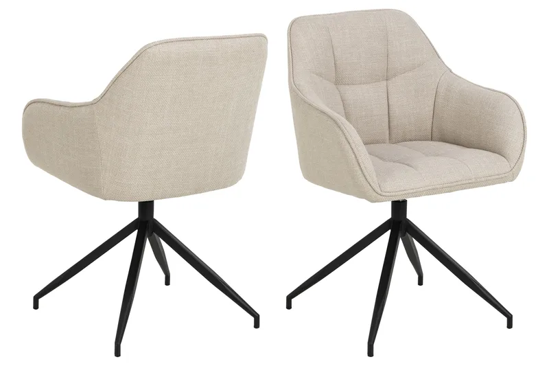 Harford Armlænsstol - Lysebeige - Møbler - Stole & lænestole - Spisebordsstole & køkkenstole