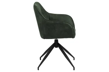 Harford Armstol Spindelben - Grøn/Mat Sort - Møbler - Stole & lænestole - Spisebordsstole & køkkenstole