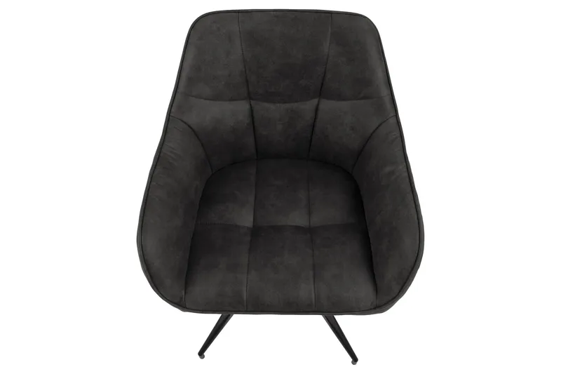 Harford Armstol Spindelben - Mørkegrå/Mat Sort - Møbler - Stole & lænestole - Spisebordsstole & køkkenstole