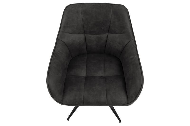 Harford Armstol Spindelben - Mørkegrå/Mat Sort - Møbler - Stole & lænestole - Spisebordsstole & køkkenstole