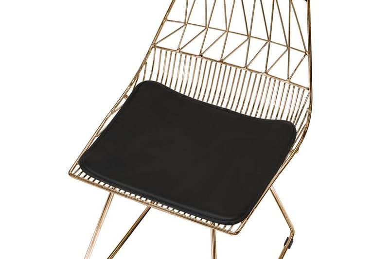 Harlan stolsæt til 2 stk - Guld - Spisebordsstole & køkkenstole