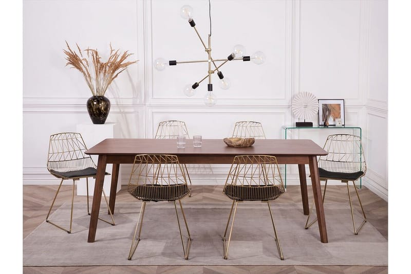 Harlan stolsæt til 2 stk - Guld - Møbler - Stole & lænestole - Spisebordsstole & køkkenstole