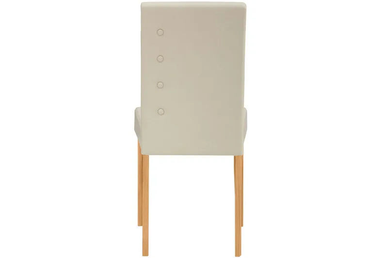 Hastevik Spisebordsstol - Cremehvid/Lyse Natur - Møbler - Stole & lænestole - Spisebordsstole & køkkenstole