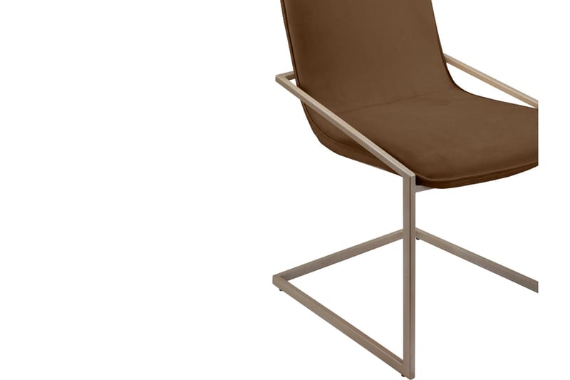 Hebron Spisebordsstol - Brun/Champagne - Spisebordsstole & køkkenstole
