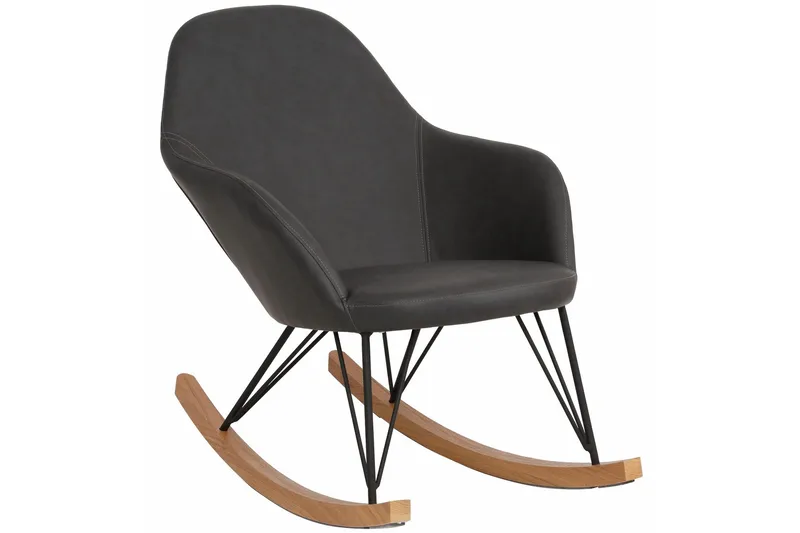 Hetton gyngestol kunstlæder, Grå