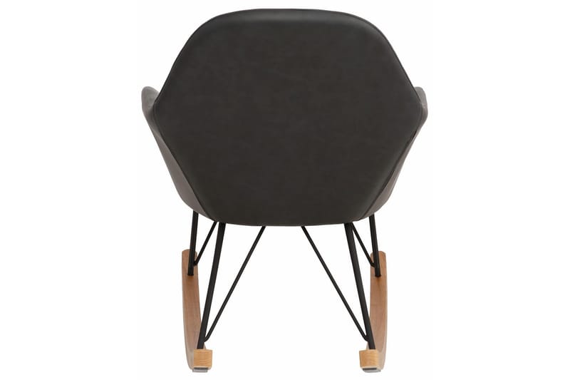 Hetton gyngestol kunstlæder - Grå - Møbler - Stole & lænestole - Gyngestol