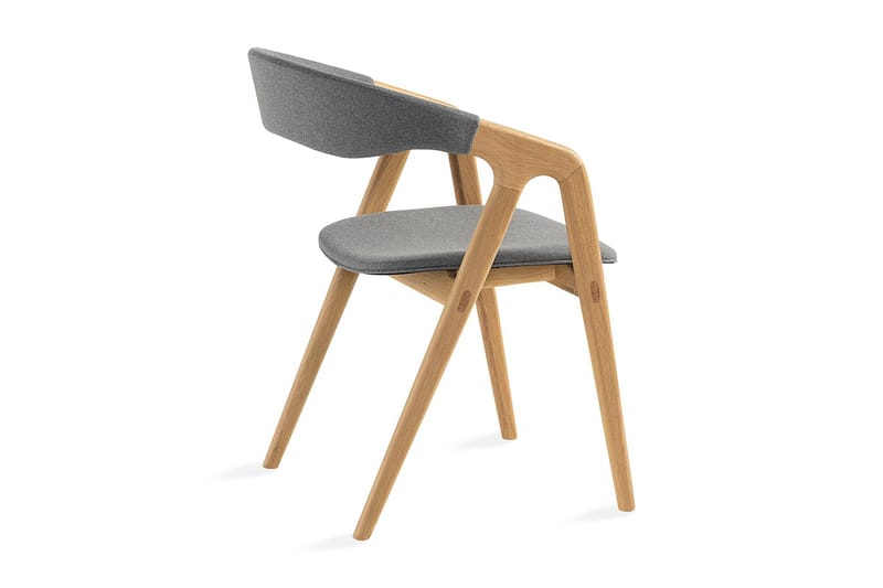 Jerup Spisebordstol Massivt Eg - Brun - Møbler - Stole & lænestole - Spisebordsstole & køkkenstole