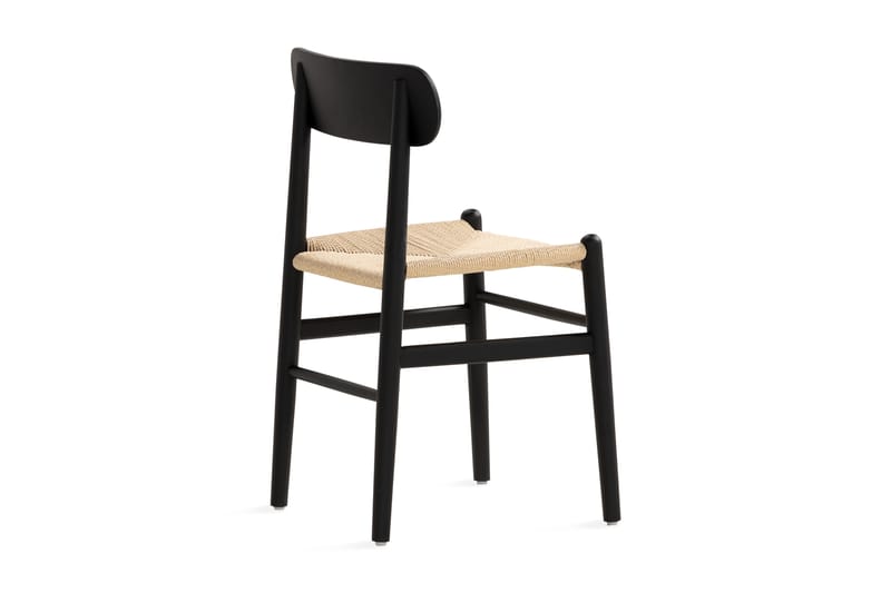 Kagstorp Spisebordsstol - Sort/Natur - Spisebordsstole & køkkenstole