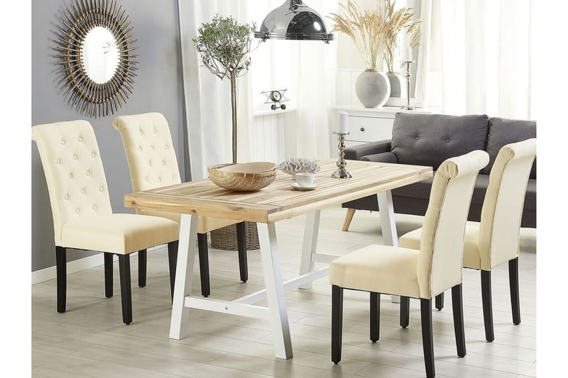 Kanva Stol 2 stk - Hvid - Spisebordsstole & køkkenstole