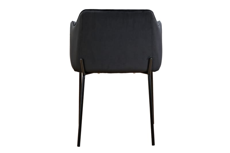 Keira Spisebordsstol Velour - Sort - Spisebordsstole & køkkenstole - Armstole