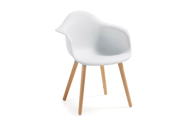 Kenna Spisebordsstol - Hvid - Spisebordsstole & køkkenstole - Armstole