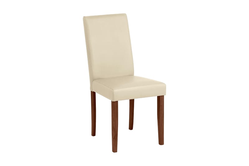 Laban spisebordsstol kunstlæder 2 stk. - Beige - Møbler - Stole & lænestole - Spisebordsstole & køkkenstole