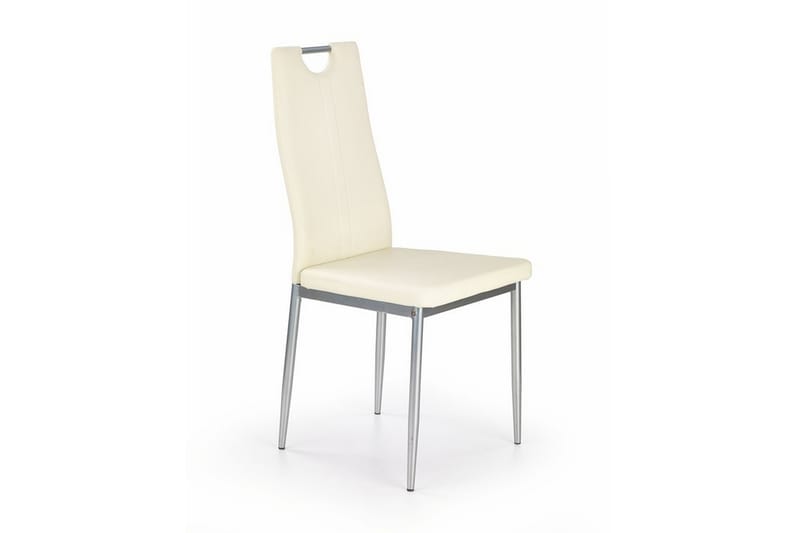 Lacie Spisebordstol Kunstlæder - Hvid - Spisebordsstole & køkkenstole