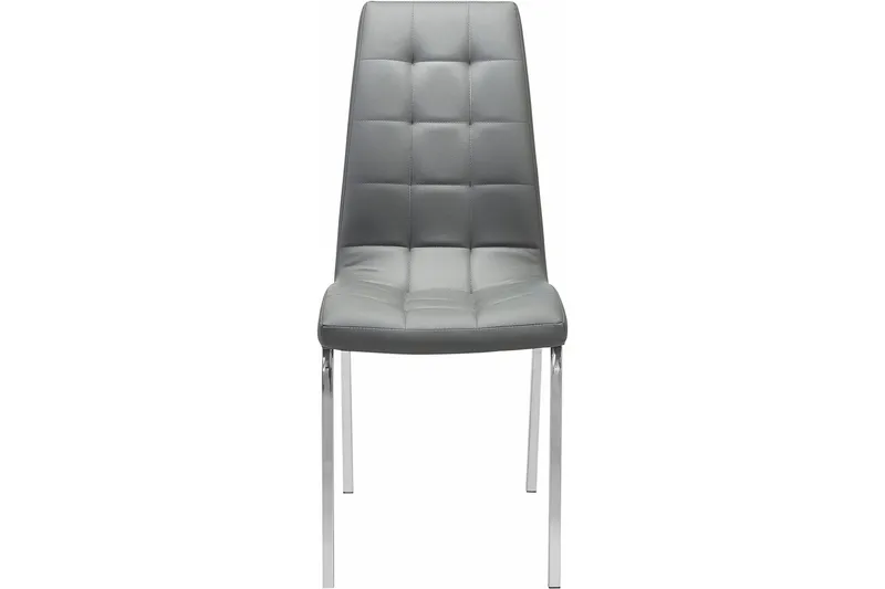 Laima spisebordsstol kunstlæder 2 stk. - Grå - Møbler - Stole & lænestole - Spisebordsstole & køkkenstole