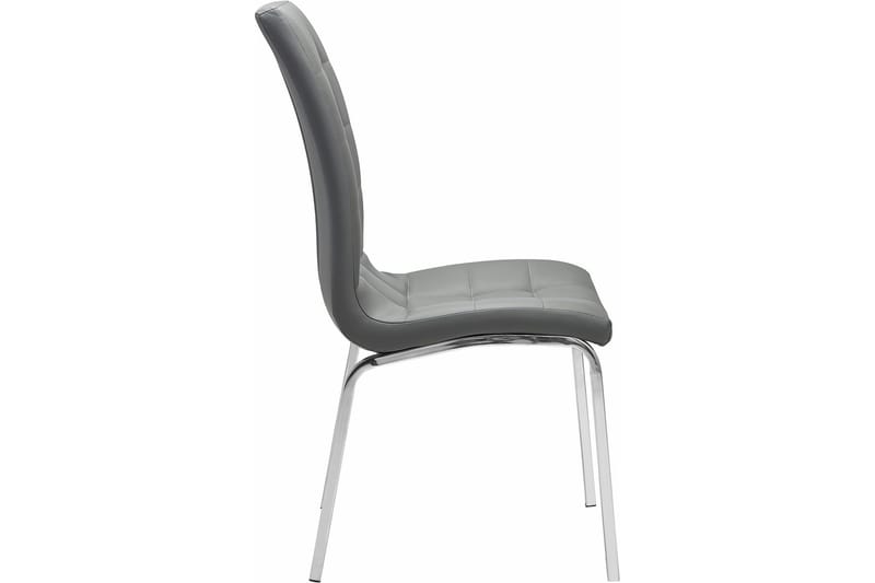 Laima spisebordsstol kunstlæder 2 stk. - Grå - Spisebordsstole & køkkenstole