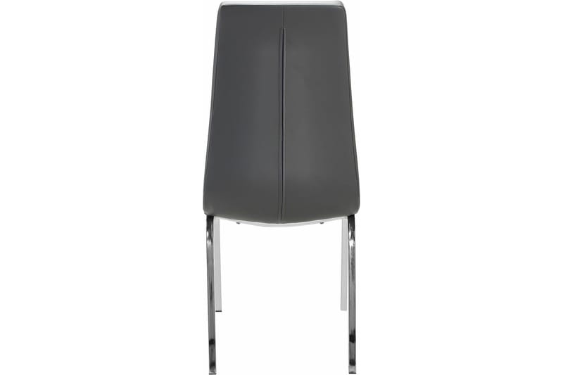 Laima spisebordsstol kunstlæder 2 stk. - Grå - Spisebordsstole & køkkenstole