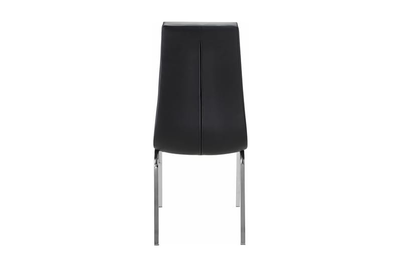 Laima spisebordsstol kunstlæder 2 stk. - sort - Spisebordsstole & køkkenstole
