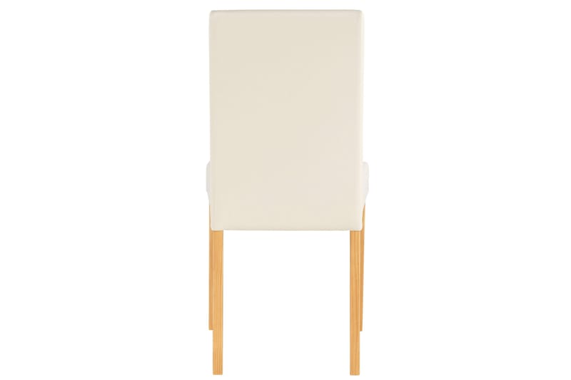 Laini spisebordsstol kunstlæder 2 stk. - Beige/Natur - Spisebordsstole & køkkenstole